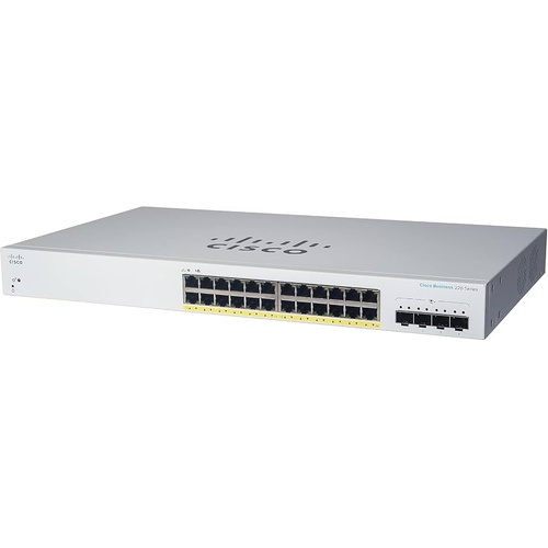 Cisco CBS220-24P-4X 24-Port Smart Switch