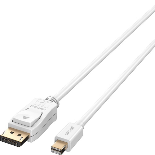 Comsol 2m Mini DisplayPort Male to DisplayPort Male Cable 4K