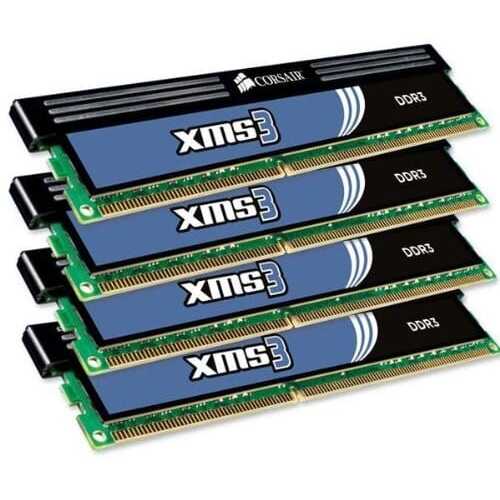 Corsair 8GB (4x2GB) DDR3 1600MHz Ram CMX8GX3M4A1600C9