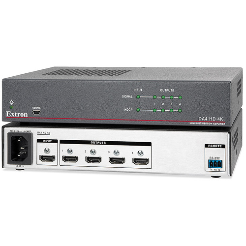 Extron DA4 HD 4K HDMI 4K 1x4 Distribution Amplifier