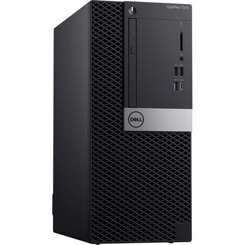 Dell OptiPlex 7070 Tower Intel i7 8700 3.20GHz 64GB RAM 512GB SSD GeForce GT 730 Win 11