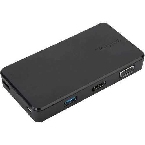 Targus USB 3.0 Dual Travel Dock HDMI VGA Ethernet USB 3.0