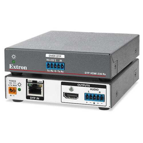 Extron DTP HDMI 4K 230 Rx Receiver for HDMI Twisted Pair Extender No PSU