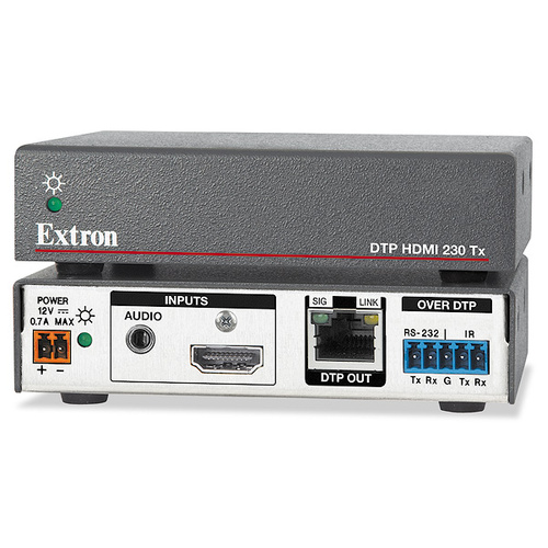 Extron DTP HDMI 4K 230 Tx + Rx DTP Transmitter + Receiver for HDMI No PSU
