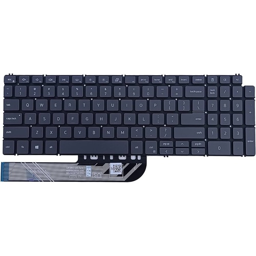Keyboard Replacement for Dell Latitude 3510 backlit - US Layout