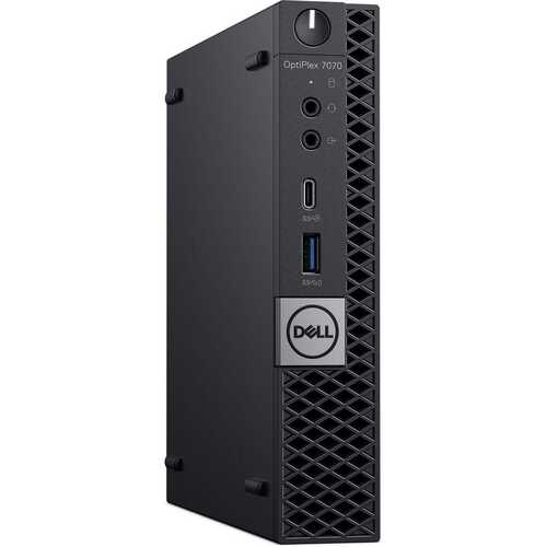 Dell OptiPlex 7070 Micro Intel i5 9500 3.0GHz 8GB RAM 512GB SSD Wi-Fi Win 11