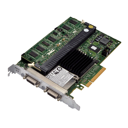 Dell PowerEdgeRC 6/E 512MB SAS Raid Controller PCIe Card DP/N: J155F
