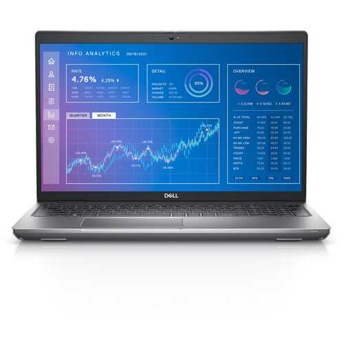 Dell Precision 3571 Intel i7 12800H 4.15GHz 32GB RAM 1TB SSD Quadro T600 15.6" Touch Win 11 - B Grade