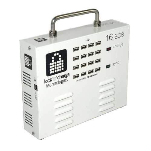 PC Locs 16 SCB Sync Station 16 Port USB Charging Hub ELE7000