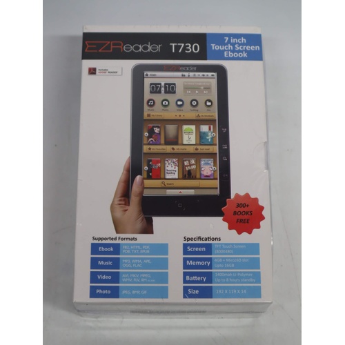 EZReader T730 7-Inch Touch Screen TFT LCD E-Reader