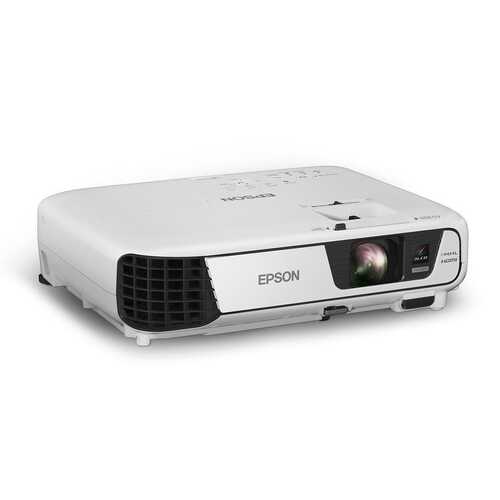 Epson EB-W32 1280x800 Projector HDMI VGA 3300 Lumens w/Accessories