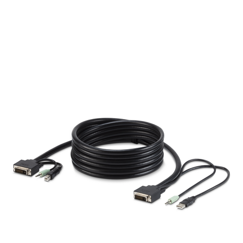 Belkin F1D9012b06 Secure KVM Cable 6'/1.8m DVI USB Audio