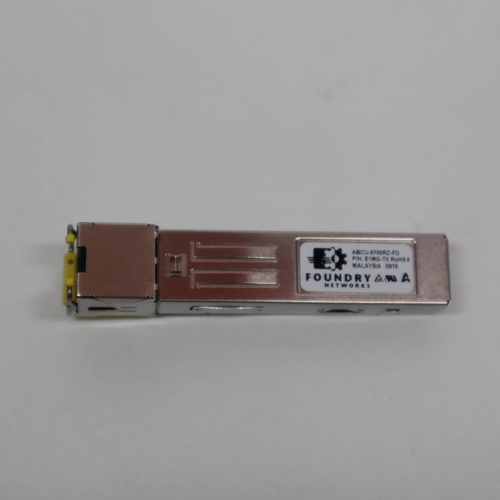 Foundry ABCU-5700RZ-FD Gigabit 1000BASE-TX RJ45 E1MG-TX To SFP Transceiver
