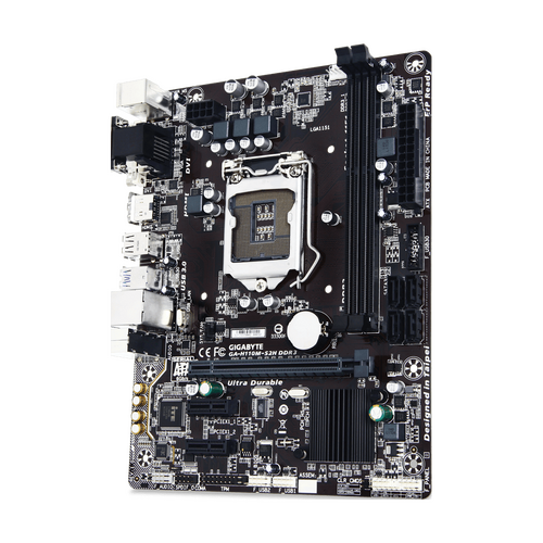 Gigabyte GA-H110M-S2H ATX LGA-1151 Motherboard w/Intel i5-6400 CPU