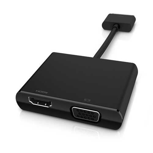 HP ElitePad HDMI & VGA Adapter H3N45AA - New, Opened Box