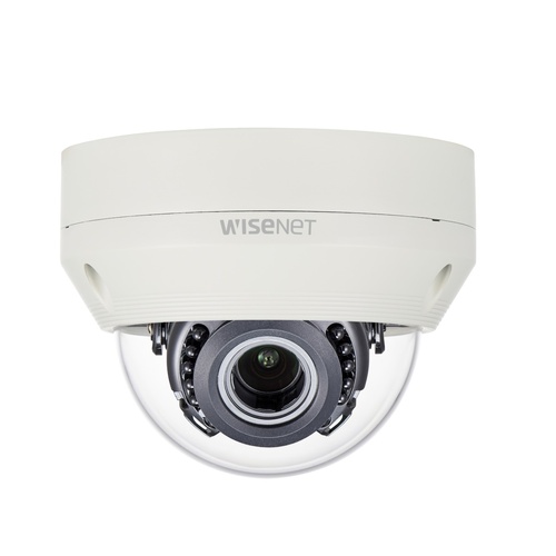 Wisenet HCV-6080R 1080p Analog HD Vandal-Resistant IR Dome Camera
