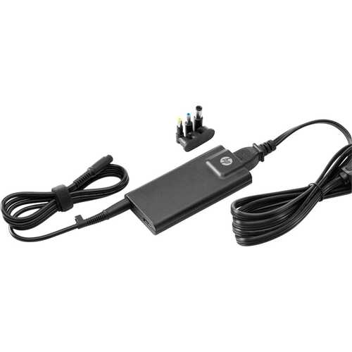 Genuine HP 65W Slim AC Adapter w/3 Interchangeable Tips H6Y82AA#ABG New in Box