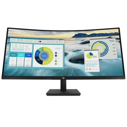 HP P34HC G4 21Y56AA 34" WQHD VA 5ms USB-C Monitor 3440 x 1080 DP HDMI USB Hub