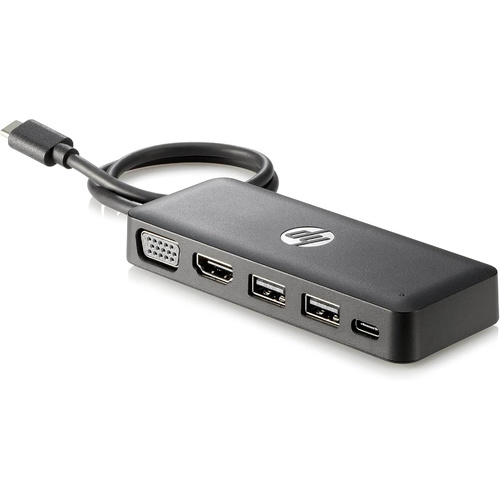 HP USB-C Travel Hub Dock HDMI VGA USB x2