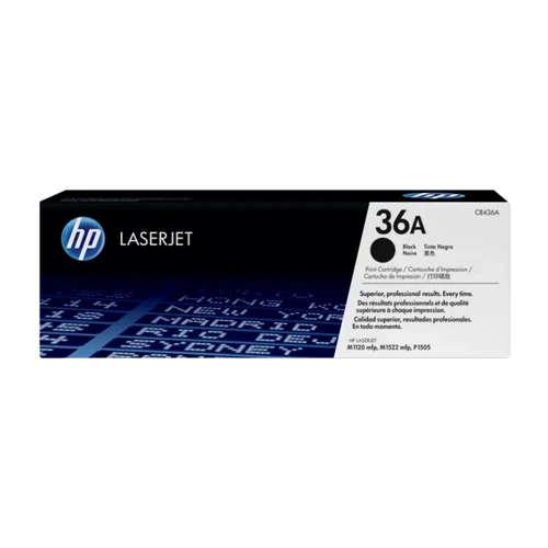 Genuine HP 36A Black Toner Cartridge CB436A