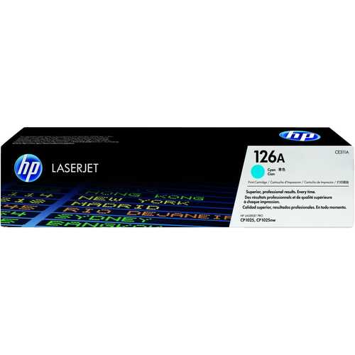 Genuine HP 126A Cyan Toner Cartridge CE311A LaserJet CP1025/1025nw