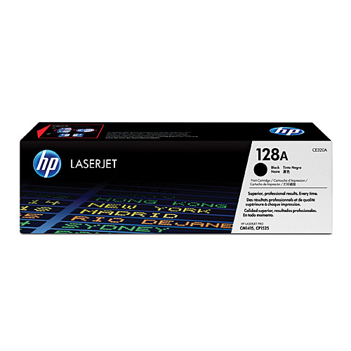 Genuine HP 128A Black Toner Cartridge CE320A LaserJet CM1415/CP1525
