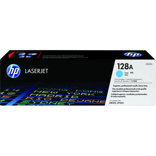 Genuine HP 128A Cyan Toner Cartridge CE321A LaserJet CM1415/CP1525