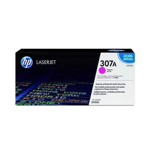 Genuine HP 307A Magenta Toner Cartridge CE743A LaserJet CP5225 - 