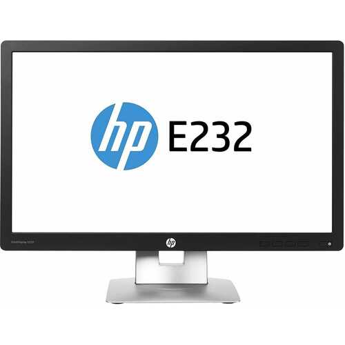HP EliteDisplay E232 23" Full HD IPS 1920 x 1080 LED Monitor HDMI DisplayPort
