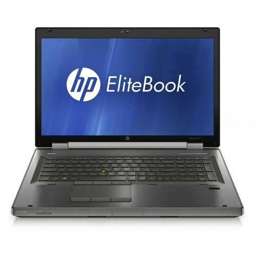 HP EliteBook 8760w Intel i7 2720QM 2.20GHz 16GB RAM 128GB SSD 17" NO OS  - B Grade