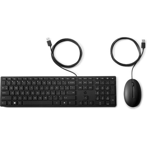 HP Wired Desktop 320MK Mouse & Keyboard 9SR36AA - NEW in Box