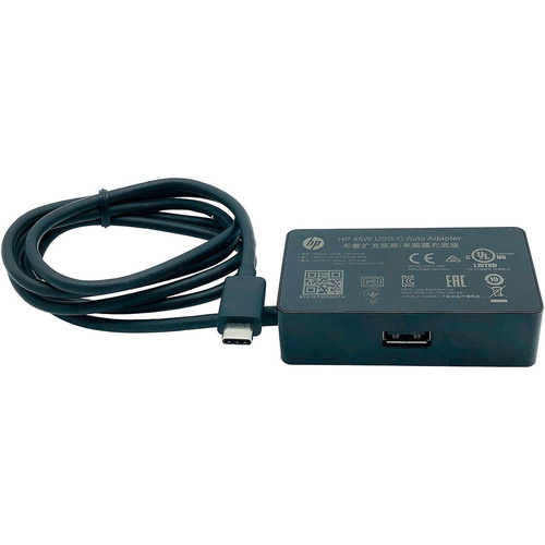 Genuine HP 45W USB-C 12V Auto Adapter TPA-L601AA Power Adapter