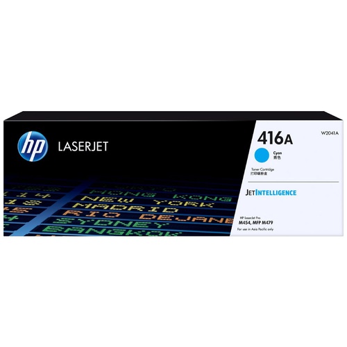 Genuine HP 416A Cyan Original LaserJet Toner Cartridge - New