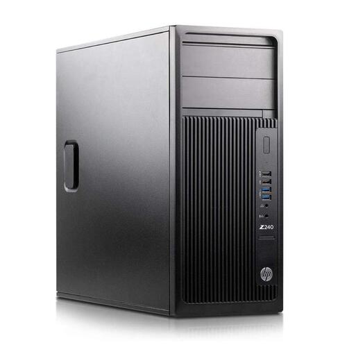 HP Z240 Workstation Tower Xeon E3-1280 v5 3.70GHz 64GB RAM 256GB SSD Win 10 Pro