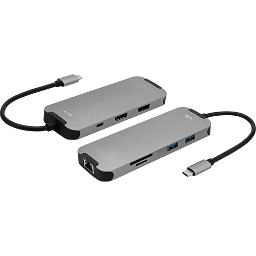 Klik USB-C Portable Dual DisplayPort Multi-Port Adapter Dock KCMPD2AD