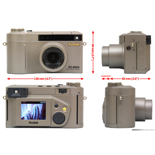 Kodak DC4800 3.1MP Digital Camera Compact Point & Shoot