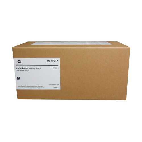 Genuine Konica Minolta TNP34 Black Toner Cartridge A63T01K For Bizhub 4700P