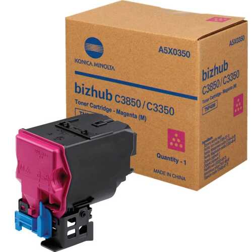 Genuine Konica Minolta TNP48M Magenta Toner Cartridge A5X0390 Bizhub C3350/C3850