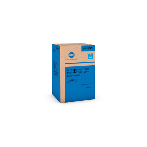 Genuine Konica Minolta TNP81C Cyan Toner Cartridge