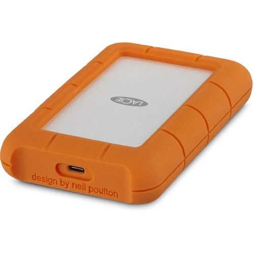 LaCie LRD0TU6 Rugged 5TB USB-C Portable Hard Drive
