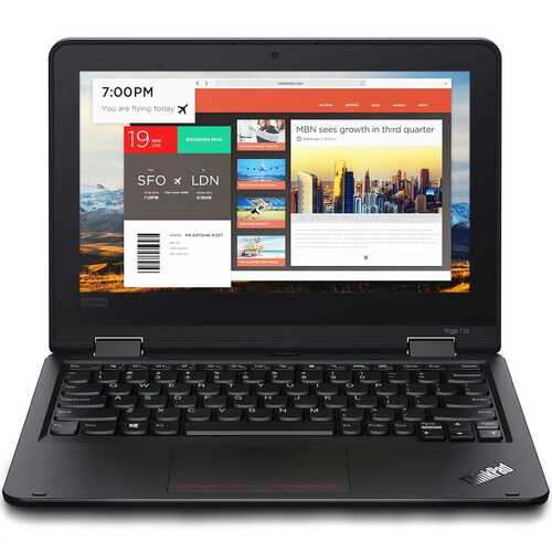Lenovo ThinkPad 11e Yoga Gen 6 Intel i5 8200Y 1.30GHz 8GB RAM 256GB SSD 11.6" Touch Win 11 - B Grade