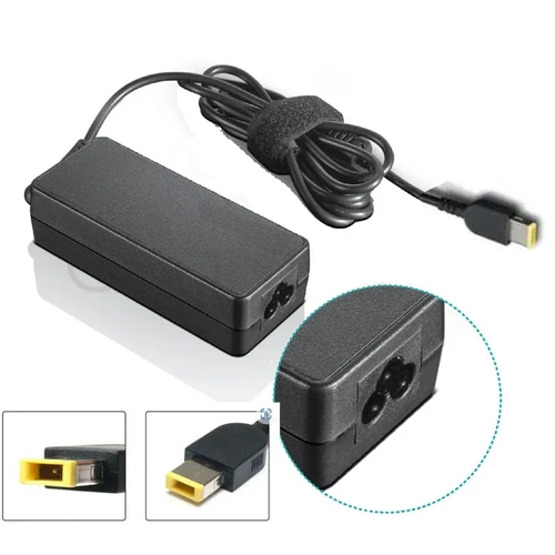 Genuine Lenovo 65w AC Adapter (4.5mm Yellow Tip Slim/Square) Laptop Charger