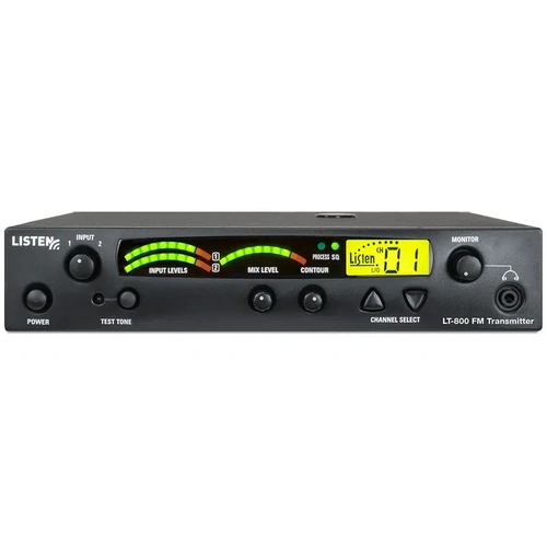Listen LT-800 150MHz Stationary FM Transmitter - 2-Input Mixing 100mW Output Power