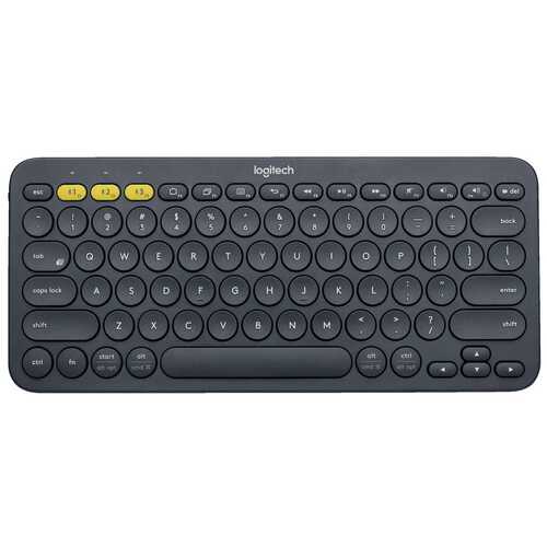 Logitech K380 Multi-Device Bluetooth Keyboard (Black) P/N: 920-007596 - New in Box