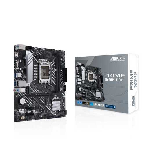 ASUS PRIME B660M-K D4 Intel LGA 1700 mATX Motherboard