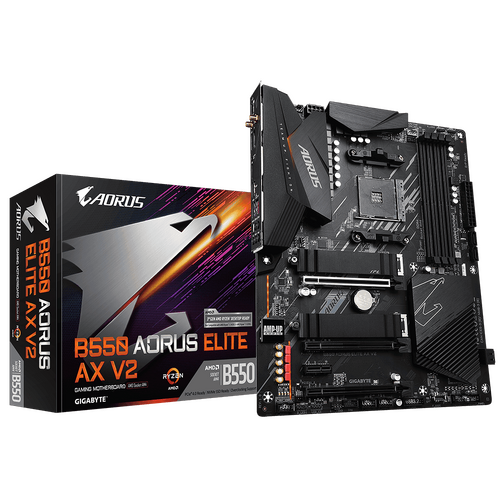 Gigabyte AMD B550 AORUS ELITE AX V2 ATX AM4 Motherboard