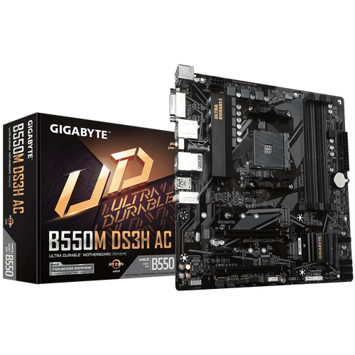 Gigabyte AMD B550M DS3H AC mATX AM4 Motherboard