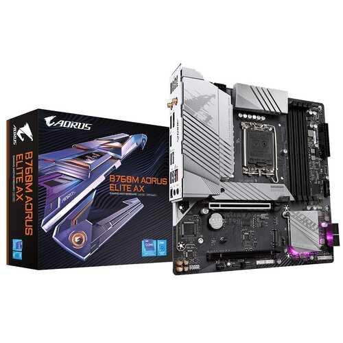 Gigabyte B760M AORUS ELITE AX Intel LGA 1700 mATX Motherboard