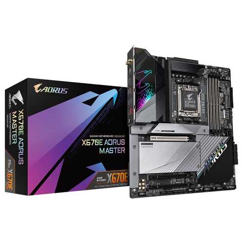 Gigabyte AMD X670E AORUS MASTER ATX AM5 Motherboard