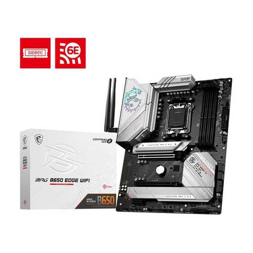 MSI AMD MPG B650 EDGE WIFI ATX AM5 Motherboard